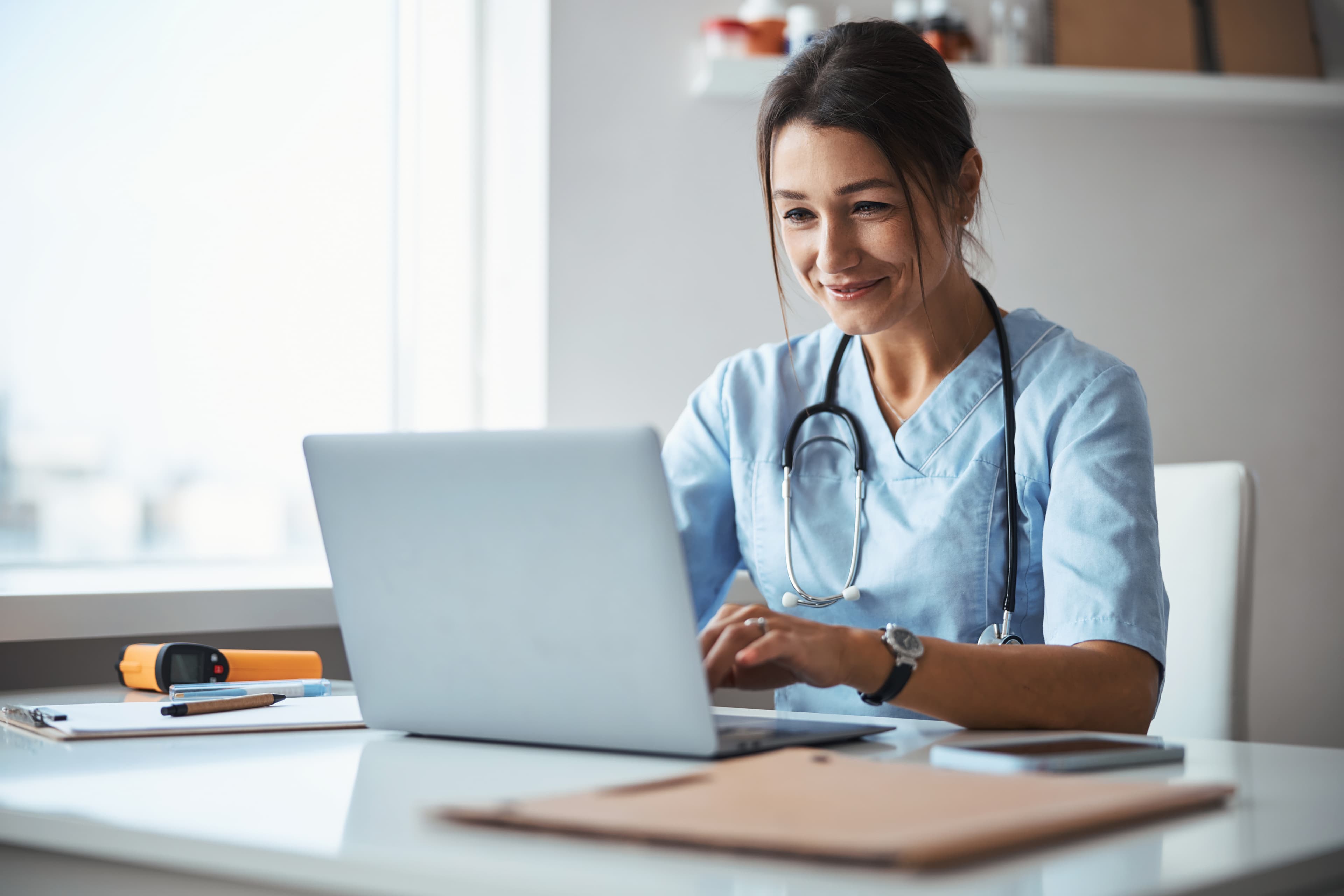 Healthcare professional using Daybreak Portal